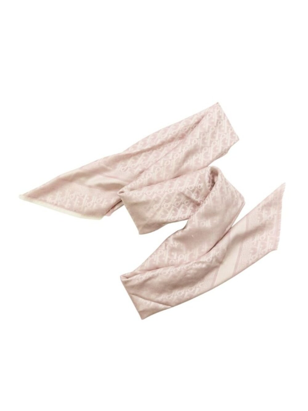 Dior Oblique Large Shawl Pink Scarf - Picture 9 of 14